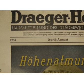 Draeger-Helfe, nr 209, april/augusti 1941. Espenlaub militaria